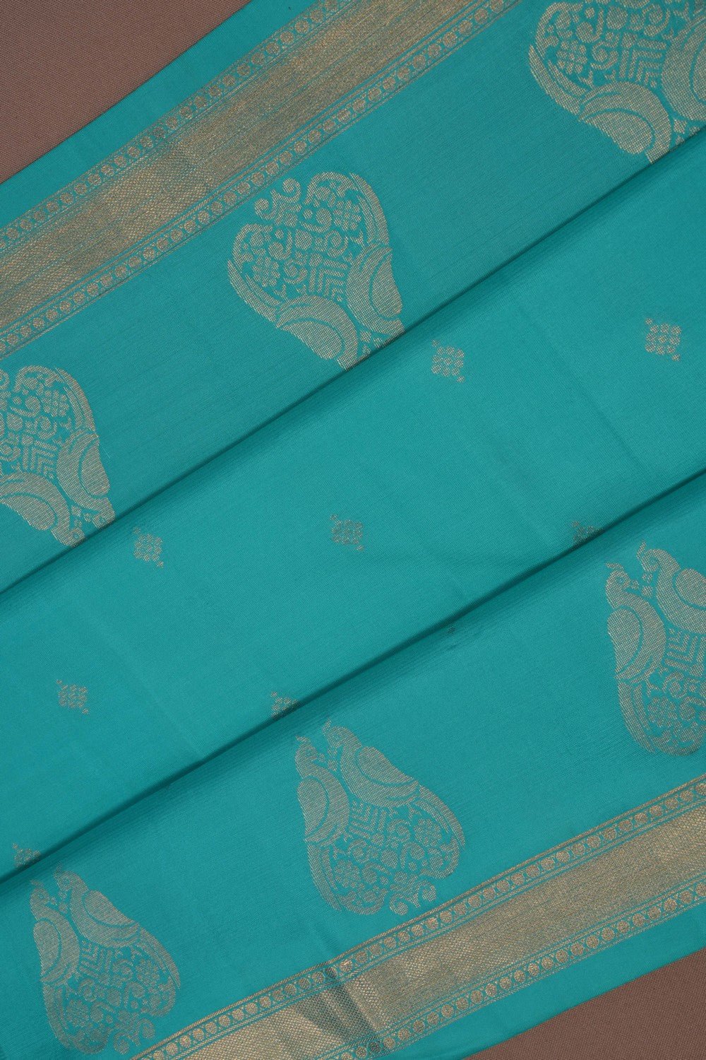 Image of Sea Green South Silk Saree